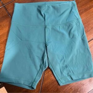 lululemon athletica Teal Bike Shorts